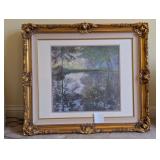 Ornate Framed Art Print by Claude Monet
