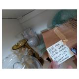 Misc Glass Vase, Candle Holders, Decor, Etc