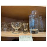 VTG Libbey Glassware - Cups, Sherbert Dishes, Etc
