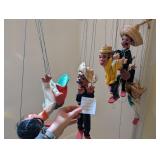 VTG Mariachi Marionette Puppets