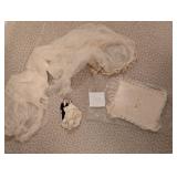 1950s Wedding Cake Topper, Veil, & RIng Pillow
