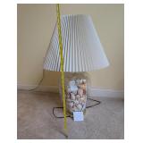 Large Seashell Filled  Table Lamp