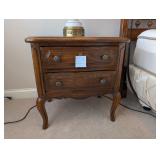 VTG French Style Wooden Nightstand (A)
