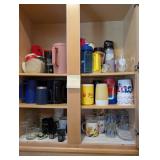 Mugs, Glasses, Etc (Content of Cabinet)