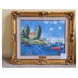 Ornate Framed Art Print by Charles Meshuiam