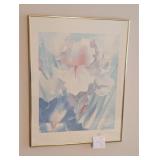 VTG Signed Framed Art Print by Robert White