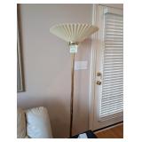VTG Torchiere Floor Lamp, Fanned Shade