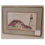 Framed Art, Lighthouse Keeper's Home