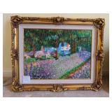 Ornate Framed Art Painting by Charles Meshuiam