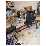 Sun Bicycles EZ-3 SX Trike w/ Helmet, Etc Red