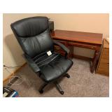 Wood Desk & Office Chair