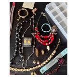 Misc Jewelry Lot  Organize Container Included