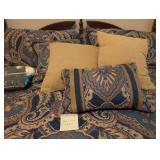 King Bed Linens & Pillows No Bed