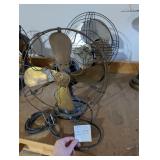 (2) VTG/Antique Metal Fans (C)