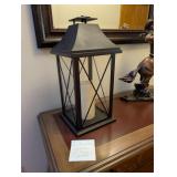 Decorative Lantern w/ Faux Candle