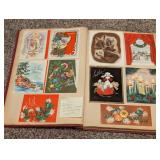 Antique/VTG Scrapbook of Greeting Cards
