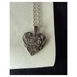 925 Heart Pendant Necklace