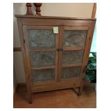 Antique Wood & Tin Pie Safe (No Contents)
