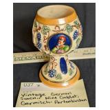 Vintage German Souvenir Wine Goblet