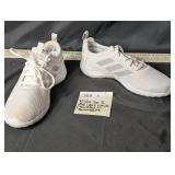 Kids Sz 3 Adidas White Cloudfoam Sneakers