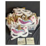 NWT Claire's Unicorn Sleep Maskes W/O the Tote