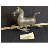 Vintage Chinese Bronze Sculpture 'Flying Horse'