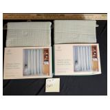 2pcs Organic Cotton Double Gauze Shower Curtain