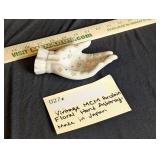 Vintage MCM Porcelain Floral Hand Ashtray