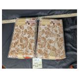 Acorn Jacquard Tablecloth x 2 60x 120