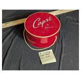 Vintage Capri Hat Box, NO HAT