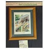 VTG Framed Art Print 'Nicolet Cottage'