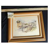 Framed Signed Watercolor Art Print