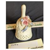 Vintage Capodimonte Floral Bell