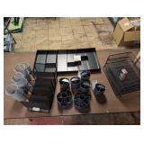 Lot of Office Organizers, File/Pen Holders