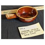 Vintage McCoy Brown Dip Glaze Soup Crock