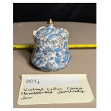 Vintage Lefton China Handpainted Jam/Jelly Jar