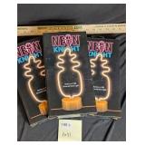 Neon Knight Lights 3pcs
