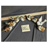 Vintage Goebel Otagiri Porcelain Chickadee Birds