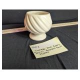 Vintage Hull Pottery Swirl Pedestal Bowl/Planter