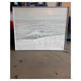 Acrylic Beach Painting approx 5'