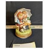 Vintage Hummel Style Japanese Music Box, WORKS