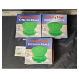 Culinary Edge Kitchen Scale x 3