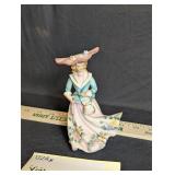 Vintage Lefton China  KW1703-R-A Women Figurine