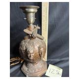VTG Will Rogers & Wiley Post commemorative lamp