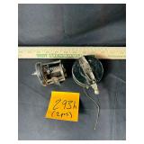 Vintage fishing pole reels