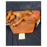 New Vegan Leather Insulated Tote