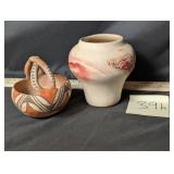 Native American artisan pottery,