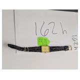 Vintage Ronica leather band Ladies watch,