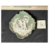 ATQ volkstedt treibner ens & co Jasperware  plaque