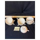 Set of 13 Teacups Haviland